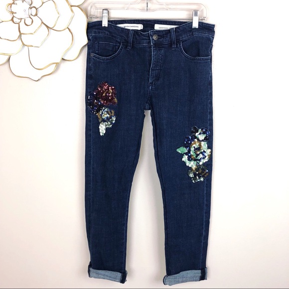 Anthropologie Denim - Pilcro and the letterpress embellished jeans